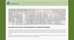Desktop Screenshot of caftadr-environment.org