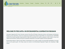 Tablet Screenshot of caftadr-environment.org